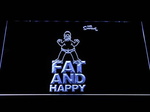 The Simpsons Fat and Happy LED Neon Sign